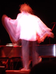 Savion Glover performing at Ravinia (motion blur)