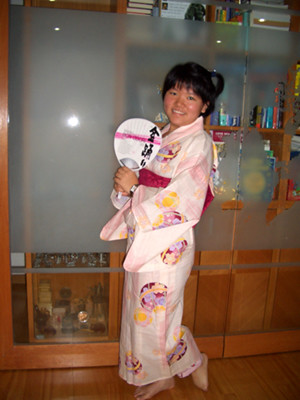Little Sister in a Kimono