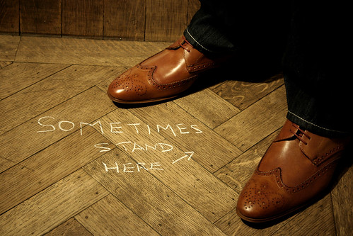 Sometimes stand here
