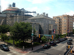 Basilica of the Assumption and the Rochambeau Apartment Building, Baltimore
