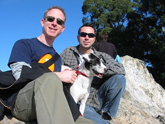 Me, David & Trixie, Indian Rock, Berkeley, CA