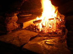 American Flatbread's amazing wood-burning oven