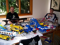 Bay Area LEGO Users' Group Meeting at Dave Porter's house on Jan. 22, 2006
