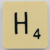 Scrabble Letter H