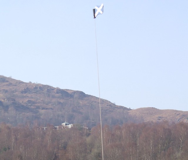 Flag over David Marshall Lodge, Aberfoyle | Flickr - Photo Sharing!