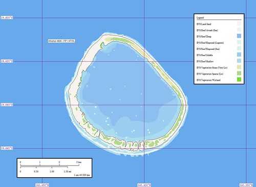 Anunui Atoll - Map