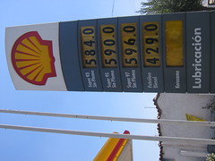 Gas prices in Chile