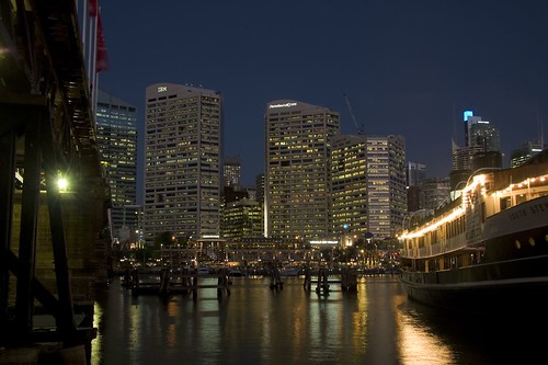 Darling Harbour by night
