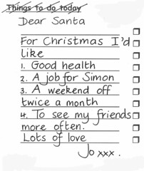 My letter to Santa