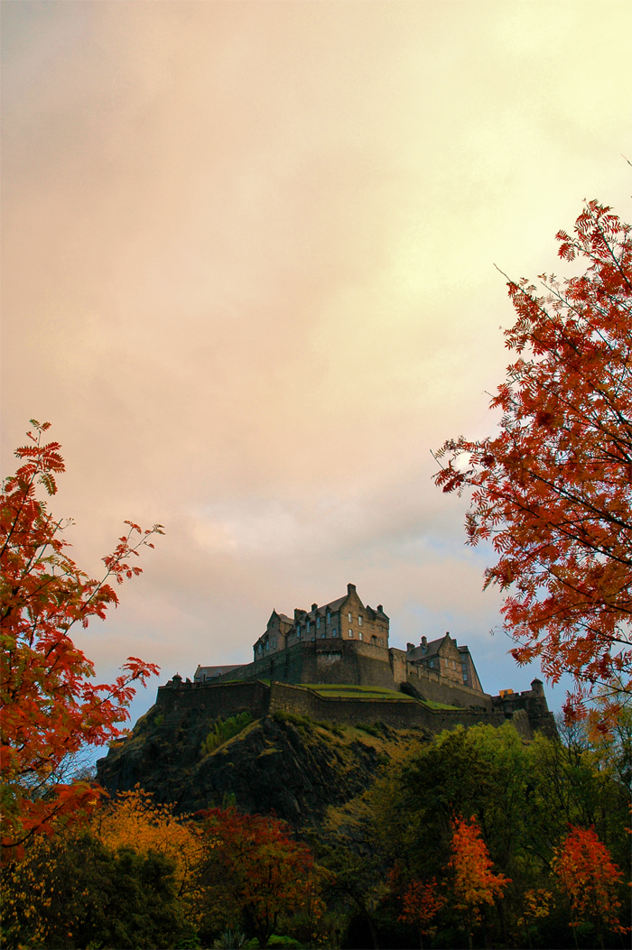 autumn on castle rock