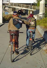 bike buddies on the esplanade