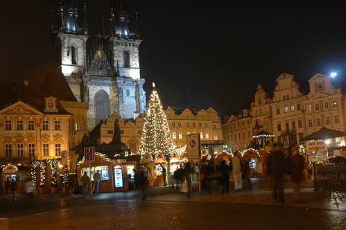 Old Town Square at Christmastime