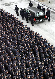 Funeral For Officer 12/14/05