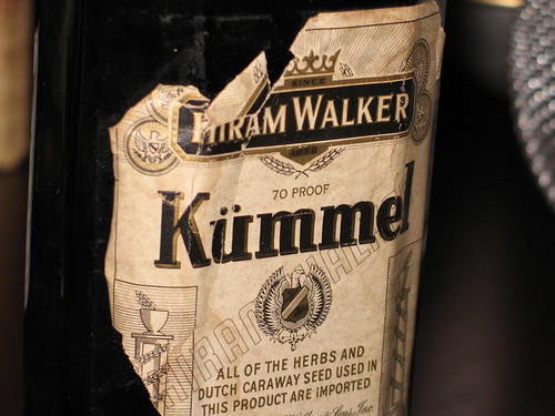 That's one old bottle of kümmel