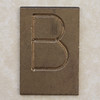 Brass Letter B