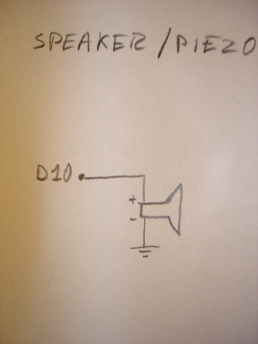 Arduino Theremin speaker schematic