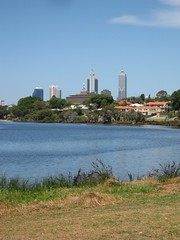 Perth Skyline from the river