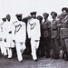 The Founder inspecting a guard of honour, 15 August 1947
