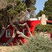 Ibiza - maisonnette rouge, petit bar de plage