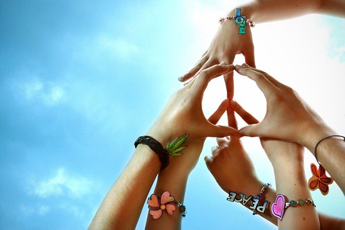  y amor dove hippy paz manos colores pot hippie groovy marihuana simbolo 