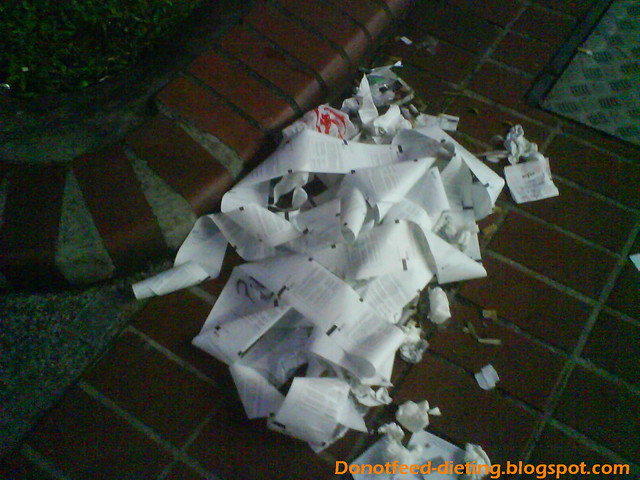 DBS/POSB bank receipts on the ground? | Flickr - Photo Sharing!