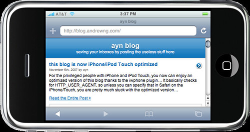 iphone optimized (by AndrewNg.com)