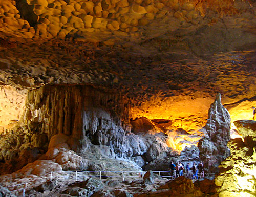 Cave interior column