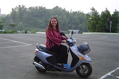 This is me on my moped!