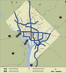 Proposed Street Car lines, Washington, DC