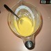Chocolate Pudding - yolk, sugar, cornstarch slurry