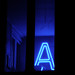 A - blue light