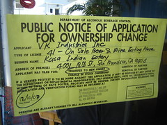 La Castro Taqueria is changing to Kasa Indian Eatery, it seems.