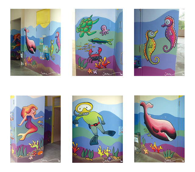  ... was painted on the outer walls of some toilets in yew tee primary