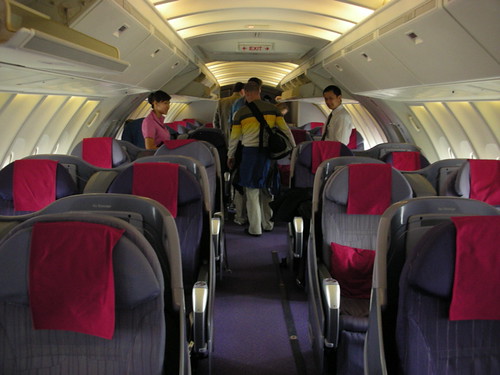 Thai Airways 747-400 upper