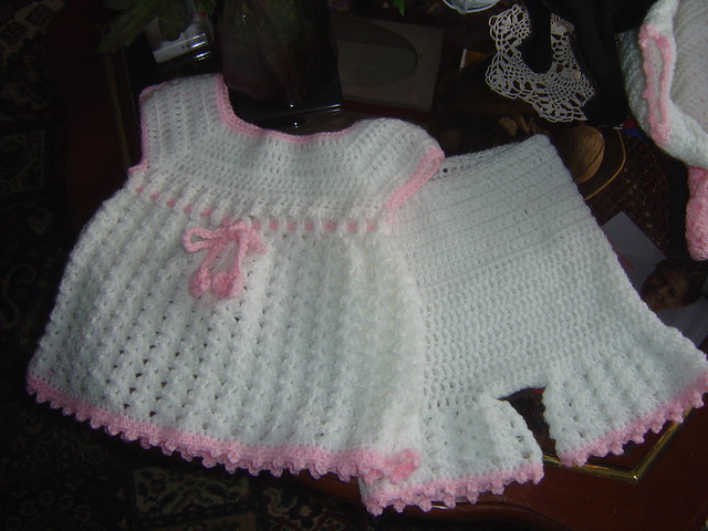 Baby Crochet Patterns - dresses, hats, bloomers, pants, sweaters