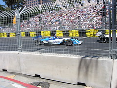 Paul Tracy chasing Oriol Servia