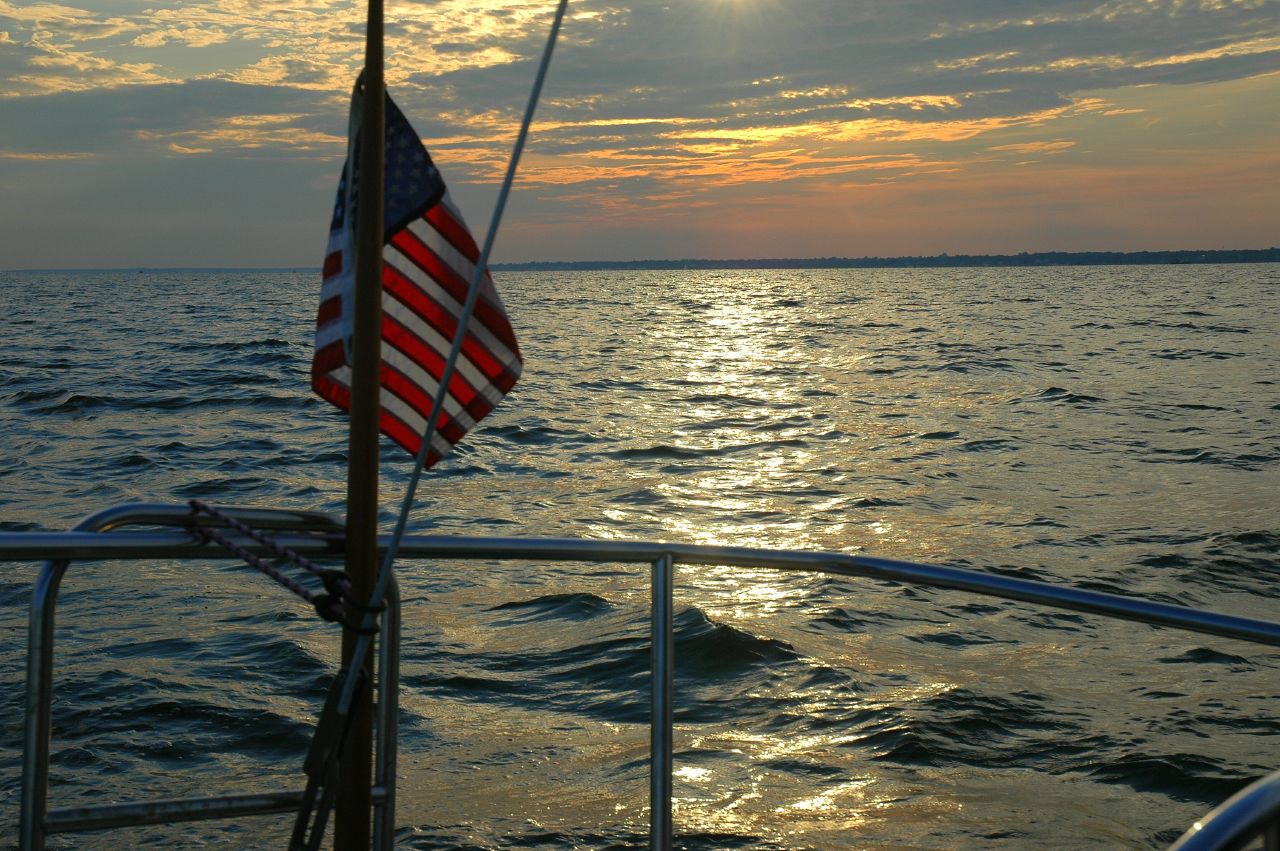 sailing on the Great South Bay