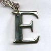 Initial E necklace