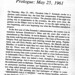prologue: May 25, 1961