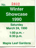 Winter Showcase - March 24, 1990