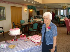 Grandma and her cake