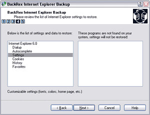 internet explorer backup