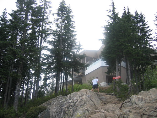 Grouse Grind: Close to the end of the trail 
