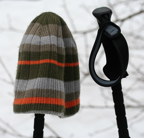 hat and poles