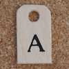 Wooden Tag A
