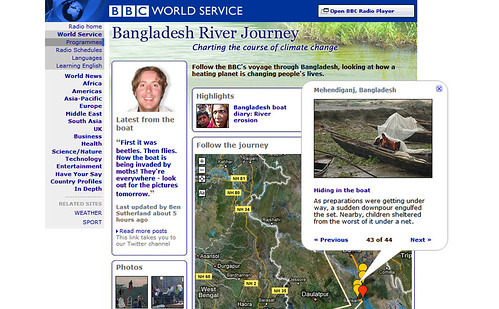 BBC World Service: Bangladesh River Journey (screenshot)