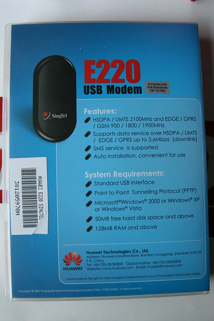 SingTel BroadBand Mobile USB Modem | Flickr - Photo Sharing!