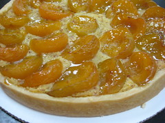 apricot almond tart