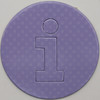 card disc with push out letter i