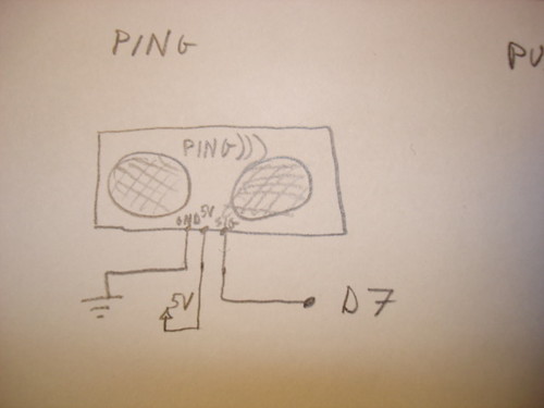 Arduino Theremin Ping schematic